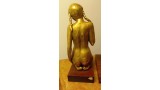 COPPIA STATUE PORCELLANA ORO