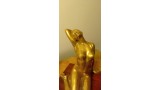 COPPIA STATUE PORCELLANA ORO