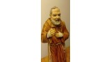 PADRE PIO PORCELLANA CAPODIMONTE FIRMATA MEDEA