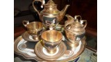 Set Tea porcelain gold